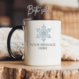 Personalisierter Text Weihnachts-Winter-Tasse Gesc Tasse