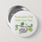 Personalisierter Textspass Button (Vorne & Hinten)