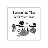 Personalisierter Textspass Gummistempel (Prägung)