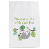 Personalisierter Textspass Mittlere Geschenktüte (Vorderseite)