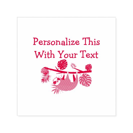Personalisierter Textspass Permastempel (Design)
