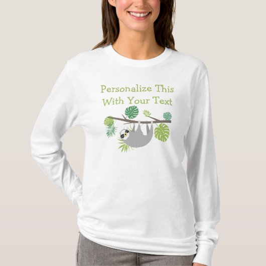 Personalisierter Textspass T-Shirt (Vorderseite)