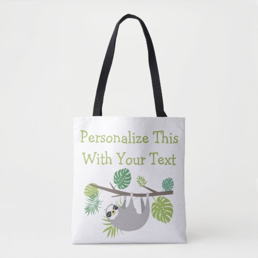 Personalisierter Textspass Tasche (Vorderseite)