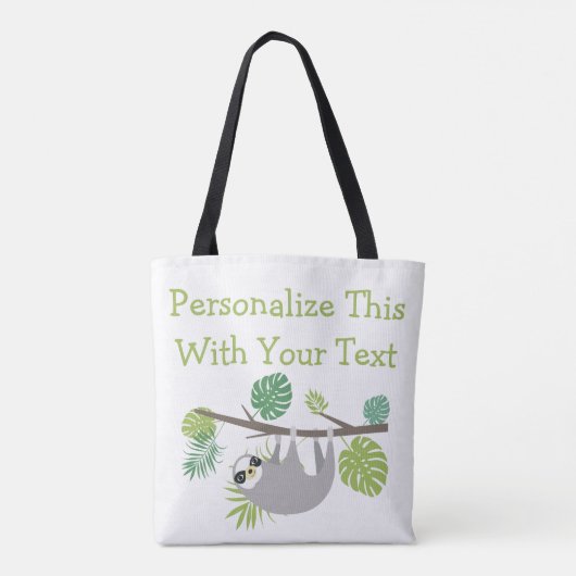 Personalisierter Textspass Tasche (Rückseite)