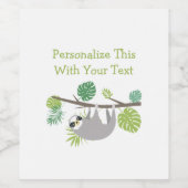 Personalisierter Textspass Weinetikett (Einzelnes Label)