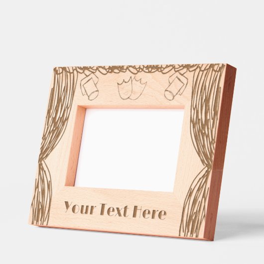Personalisierter Theaterrahmen Geätzte Rahmen (Links)
