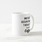 Personalisierter Therapeut (beruflich, ABA, Rede) Kaffeetasse (VorderseiteRechts)