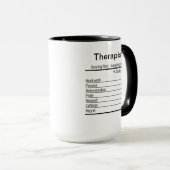 Personalisierter Therapeut Ernährung Fakten, Zwei- Tasse (VorderseiteRechts)