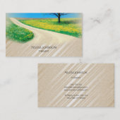 Personalisierter Therapeut Psychologin Naturellax Visitenkarte (Vorne/Hinten)