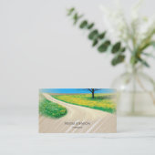 Personalisierter Therapeut Psychologin Naturellax Visitenkarte (Stehend Vorderseite)