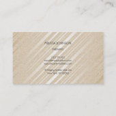 Personalisierter Therapeut Psychologin Naturellax Visitenkarte (Rückseite)