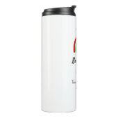 Personalisierter Thermobecher 'Bester Lehrer der W Thermosbecher (Nach links gedreht)