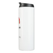 Personalisierter Thermobecher 'Bester Lehrer der W Thermosbecher (Nach rechts gedreht)