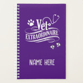 Personalisierter Tierarzt Planer (Vorderseite)