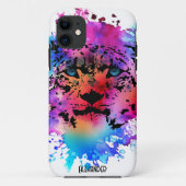 Personalisierter Tiger Kopf Case-Mate iPhone Hülle (Rückseite)