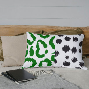 Personalisierter Tiger Leopard Print Jungle Wildli Dekokissen
