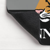 Personalisierter Tiger Mouspeads Mousepad (Ecke)