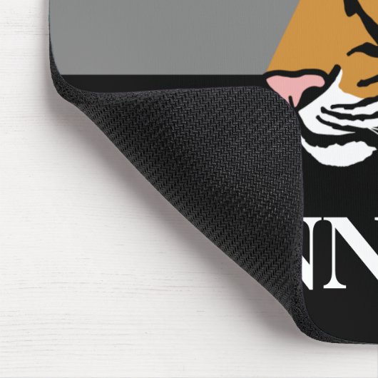 Personalisierter Tiger Mouspeads Mousepad (Ecke)