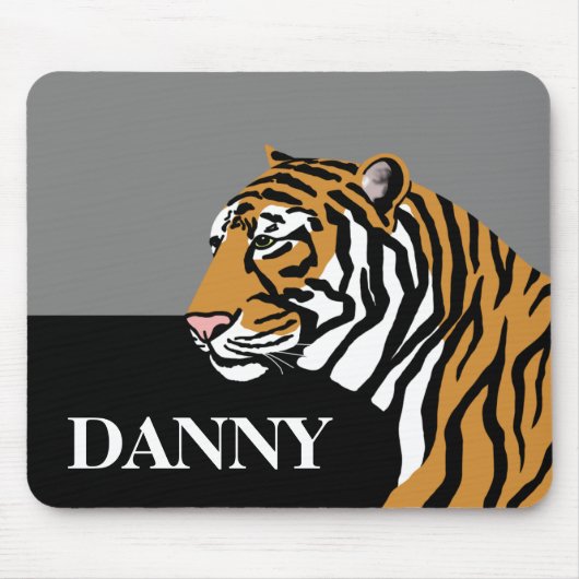 Personalisierter Tiger Mouspeads Mousepad (Vorne)
