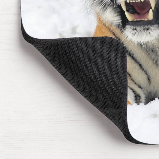 Personalisierter Tiger-wildes Tier Mousepad (Ecke)