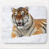 Personalisierter Tiger-wildes Tier Mousepad (Vorne)
