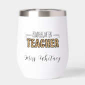 Personalisierter Tigerdrucklehrer (Rückseite)