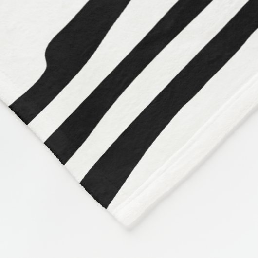 Personalisierter Tigergesicht Fleecedecke (Ecke)