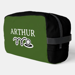 Personalisierter Toiletasche für Golfer Waschbeutel