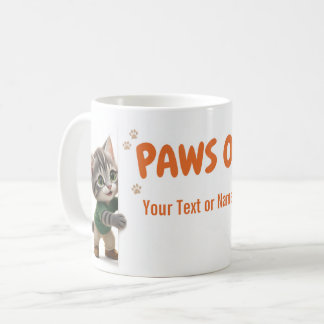 Personalisierter Tom & Luna Katzenbecher - Finger Kaffeetasse