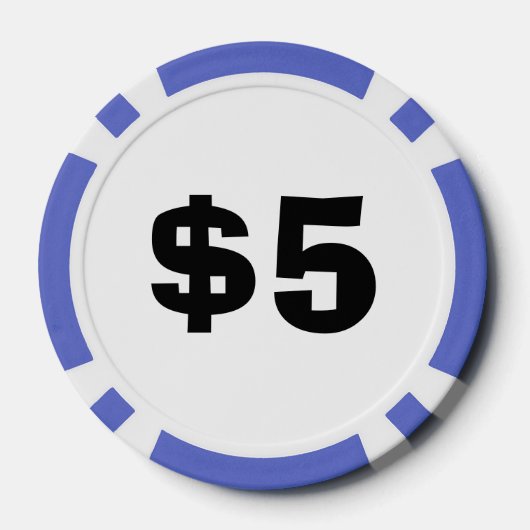 Personalisierter Top Dog Composite Poker Chips (Rückseite)