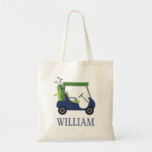 Personalisierter Totbeutel für Navy & Green Golf  Tragetasche