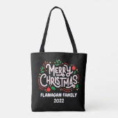 Personalisierter Totbeutel, Weihnachten, Familienn Tasche (Rückseite)