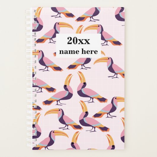 Personalisierter Toucan Planer (Vorderseite)