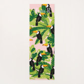 Personalisierter Toucan Yoga Mat Yogamatte (Rückseite)
