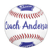 Personalisierter Trainer Nummer 1 Baseball (Vorderseite)