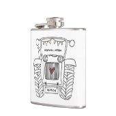 Personalisierter Traktor Flachmann (Links)