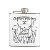 Personalisierter Traktor Flachmann (Vorderseite)