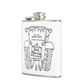 Personalisierter Traktor Flachmann (Links)