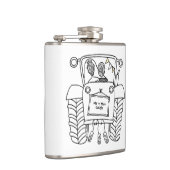 Personalisierter Traktor Flachmann (Rechts)