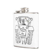 Personalisierter Traktor Flachmann (Links)