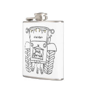 Personalisierter Traktor Flachmann (Links)