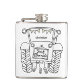 Personalisierter Traktor Flachmann (Vorderseite)