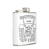 Personalisierter Traktor Flachmann (Rechts)