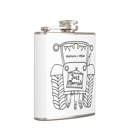 Personalisierter Traktor Flachmann (Rechts)