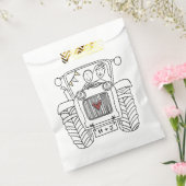 Personalisierter Traktor Land Wedding Gefallen Tas Geschenktütchen (Versiegelt)