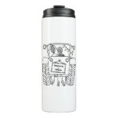 Personalisierter Traktor Thermosbecher (Vorderseite)