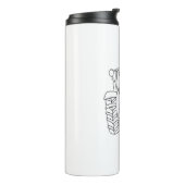 Personalisierter Traktor Thermosbecher (Nach links gedreht)