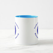 Personalisierter Traum Blue Evil Eye Amulet Tasse (Zentrum)