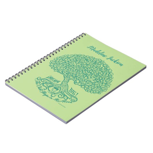 Personalisierter Traum groß Notizblock (Linke Seite)