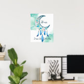 Personalisierter Traumfänger für Kinder Poster (Heimbüro)